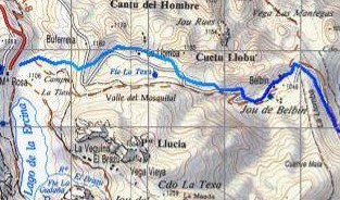 A map showing the whereabouts of Belbin in Asturias, Spain.